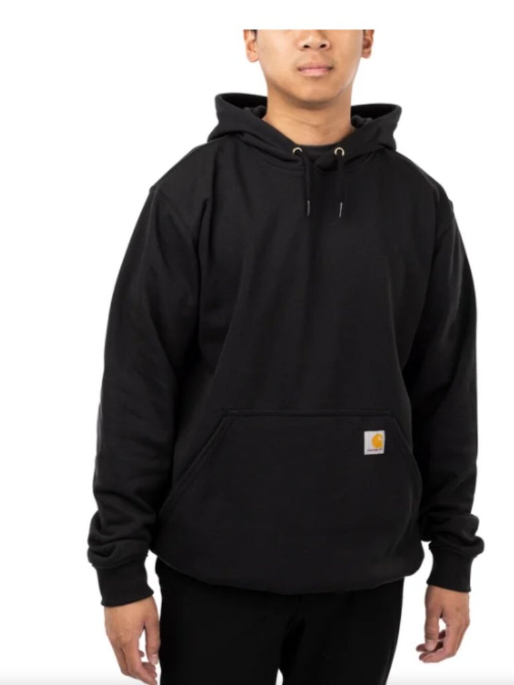 Carhartt Men's Fleece Hoodie Relaxed Fit TS6655-M Black Size M